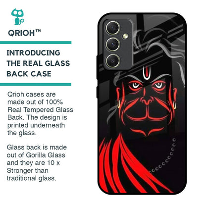 Lord Hanuman Glass Case For Samsung Galaxy A34 5G
