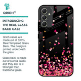 Heart Rain Fall Glass Case For Samsung Galaxy A34 5G