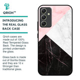 Marble Collage Art Glass Case For Samsung Galaxy A34 5G