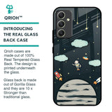 Astronaut Dream Glass Case For Samsung Galaxy A34 5G