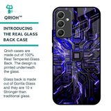 Techno Color Pattern Glass Case For Samsung Galaxy A34 5G