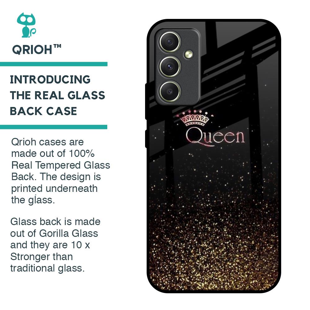 I Am The Queen Glass Case for Samsung Galaxy A34 5G