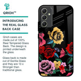 Floral Decorative Glass Case For Samsung Galaxy A34 5G