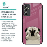 Funny Pug Face Glass Case For Samsung Galaxy A34 5G