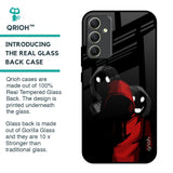 Shadow Character Glass Case for Samsung Galaxy A34 5G