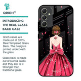 Fashion Princess Glass Case for Samsung Galaxy A34 5G