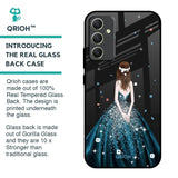 Queen Of Fashion Glass Case for Samsung Galaxy A34 5G