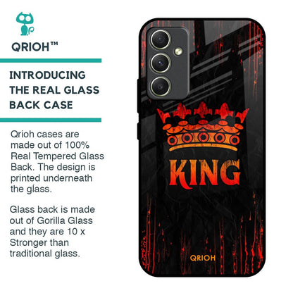 Royal King Glass Case for Samsung Galaxy A34 5G
