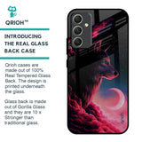 Moon Wolf Glass Case for Samsung Galaxy A34 5G