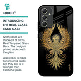 Mythical Phoenix Art Glass Case for Samsung Galaxy A34 5G