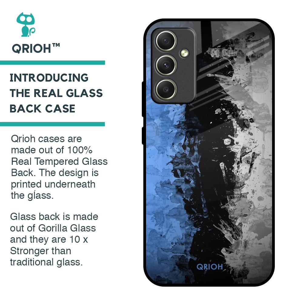 Dark Grunge Glass Case for Samsung Galaxy A34 5G