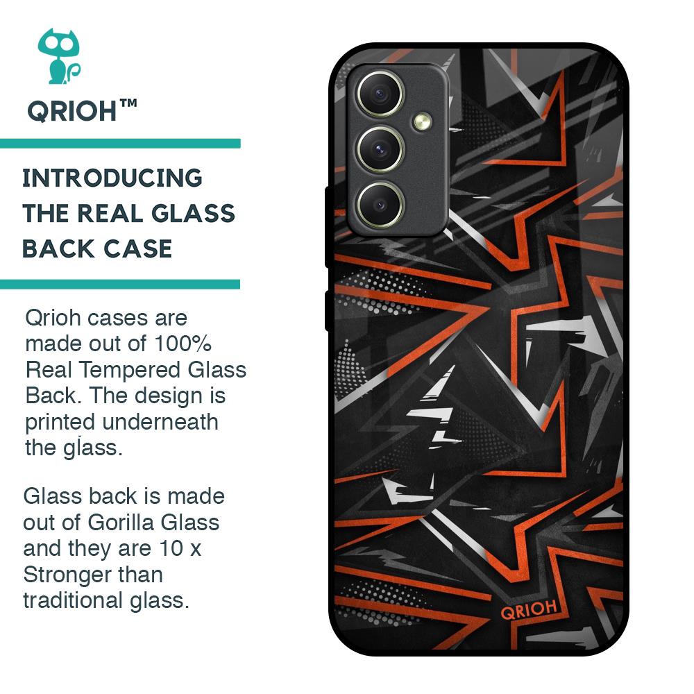 Vector Art Glass Case for Samsung Galaxy A34 5G