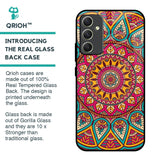 Elegant Mandala Glass Case for Samsung Galaxy A34 5G