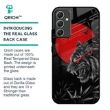 Red Moon Tiger Glass Case for Samsung Galaxy A34 5G