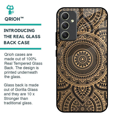 Luxury Mandala Glass Case for Samsung Galaxy A34 5G