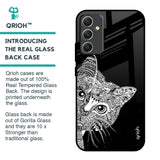 Kitten Mandala Glass Case for Samsung Galaxy A34 5G