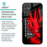 Red Vegeta Glass Case for Samsung Galaxy A34 5G