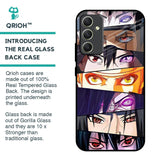 Anime Eyes Glass Case for Samsung Galaxy A34 5G