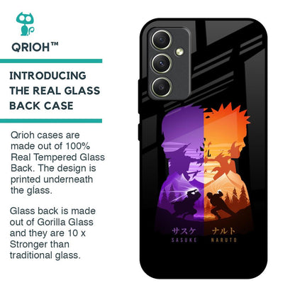 Minimalist Anime Glass Case for Samsung Galaxy A34 5G