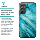 Ocean Marble Glass Case for Samsung Galaxy A34 5G