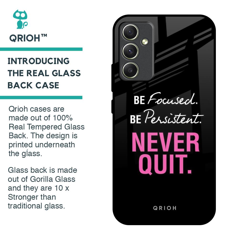 Be Focused Glass Case for Samsung Galaxy A34 5G