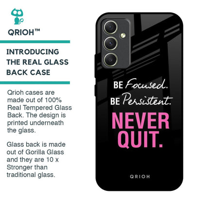 Be Focused Glass Case for Samsung Galaxy A34 5G