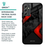 Modern Camo Abstract Glass Case for Samsung Galaxy A34 5G