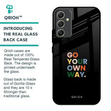 Go Your Own Way Glass Case for Samsung Galaxy A34 5G