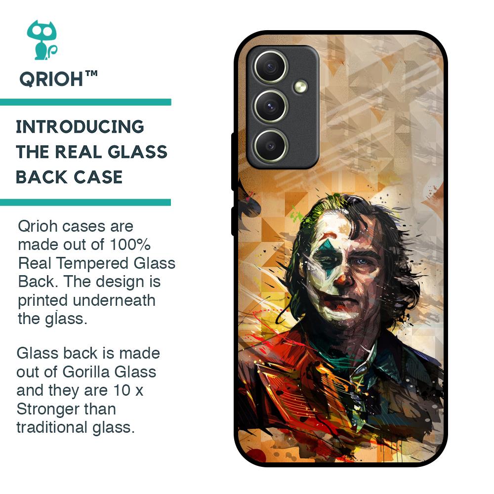 Psycho Villain Glass Case for Samsung Galaxy A34 5G