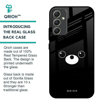 Cute Bear Glass Case for Samsung Galaxy A34 5G