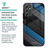 Multicolor Wooden Effect Glass Case for Samsung Galaxy A34 5G