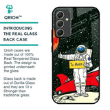 Astronaut on Mars Glass Case for Samsung Galaxy A34 5G