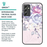 Elegant Floral Glass Case for Samsung Galaxy A34 5G