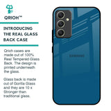 Cobalt Blue Glass Case for Samsung Galaxy A34 5G