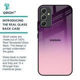 Purple Gradient Glass case for Samsung Galaxy A34 5G