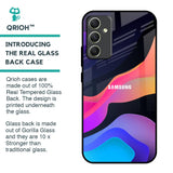 Colorful Fluid Glass Case for Samsung Galaxy A34 5G