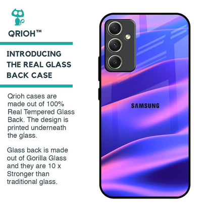 Colorful Dunes Glass Case for Samsung Galaxy A34 5G