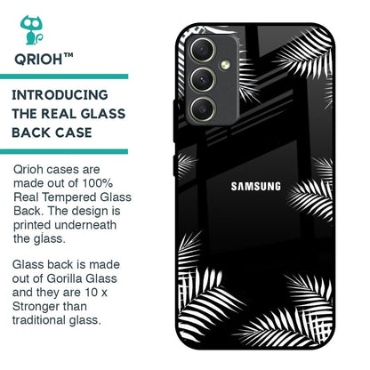 Zealand Fern Design Glass Case For Samsung Galaxy A34 5G
