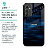 Blue Rough Abstract Glass Case for Samsung Galaxy A34 5G