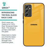 Fluorescent Yellow Glass case for Samsung Galaxy A34 5G
