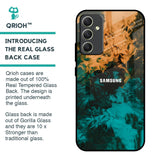 Watercolor Wave Glass Case for Samsung Galaxy A34 5G