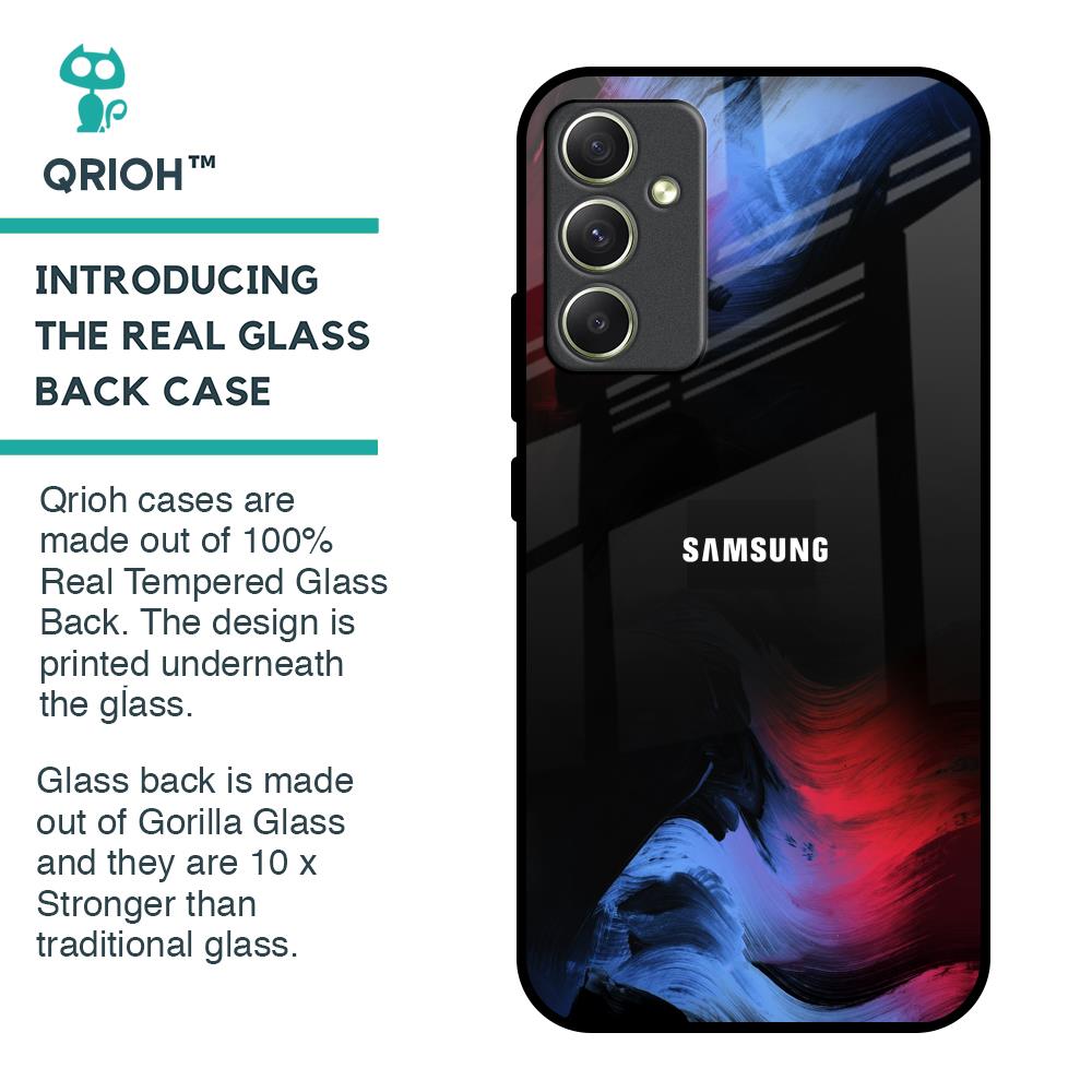 Fine Art Wave Glass Case for Samsung Galaxy A34 5G