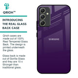 Dark Purple Glass Case for Samsung Galaxy A34 5G