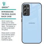 Pastel Sky Blue Glass Case for Samsung Galaxy A34 5G