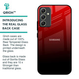 Maroon Faded Glass Case for Samsung Galaxy A34 5G