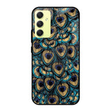 Peacock Feathers Samsung Galaxy A34 5G Glass Cases & Covers Online