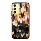 Bronze Abstract Samsung Galaxy A34 5G Glass Cases & Covers Online