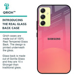 Sunset Orange Glass Case for Samsung Galaxy A34 5G