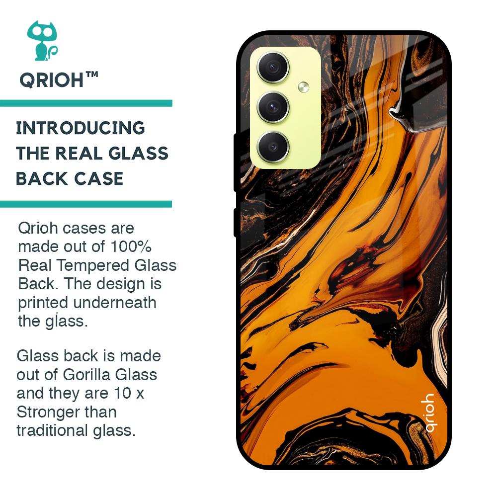 Secret Vapor Glass Case for Samsung Galaxy A34 5G