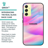 Colorful Waves Glass case for Samsung Galaxy A34 5G